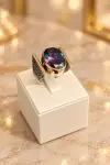 Mıstık Topaz Taşlı Yüzük