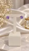Amatist Taşlı Küpe 
